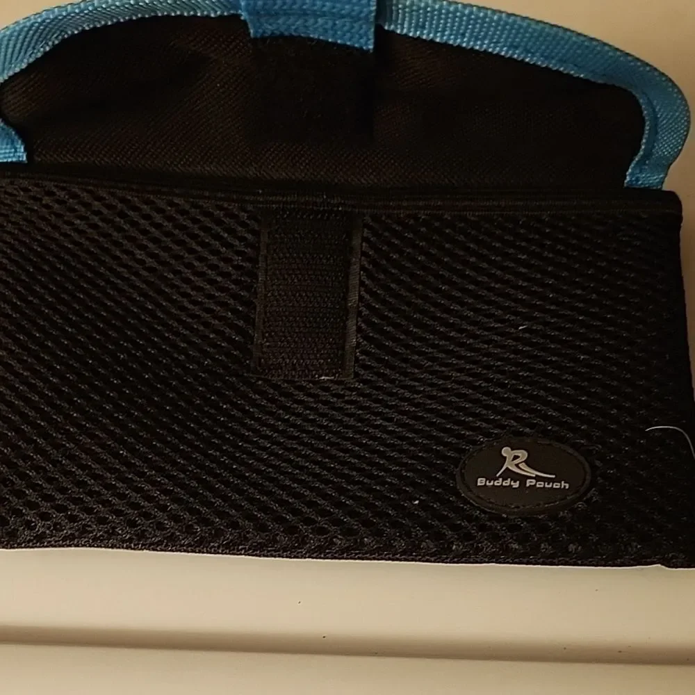 Buddy Pouch Black and Blue Wallet
